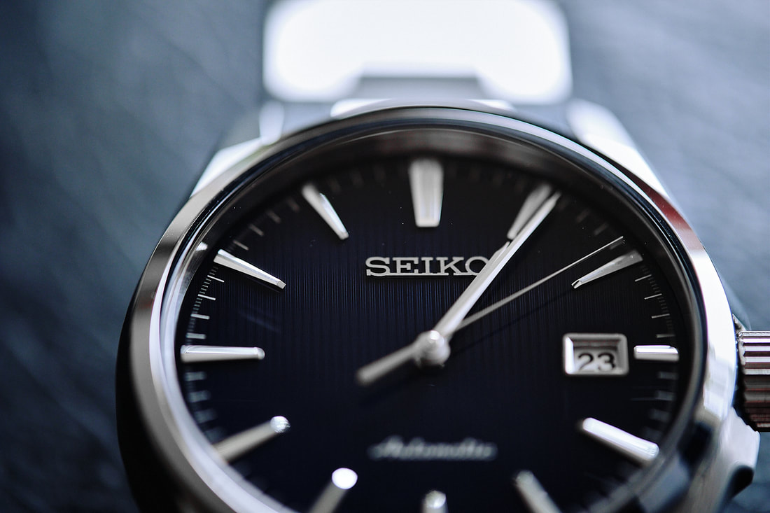 SEIKO Silver dial Mechanical Titanium SARX055 Men's Watch : Amazon.in:  Fashion